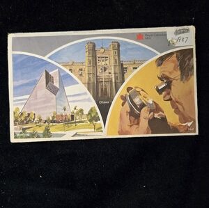 1987 Royal Canadian Mint Uncirculated Coin Set Canada Dollar Voyageur